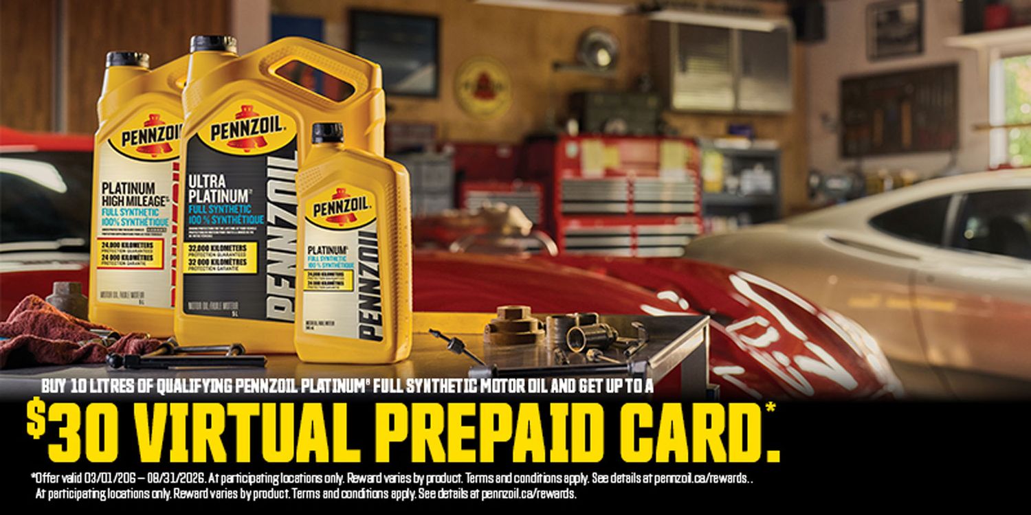 Pennzoil national promotion key visual