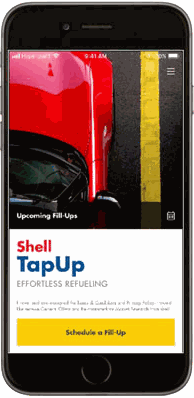 Shell TapUp identity detail